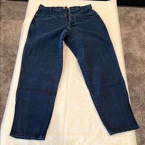 Marithe Francois Girbaud Men's Navy Blue Brand x Jeans